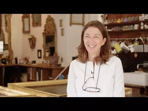 Belén Ferrier, doreuse-encadreuse